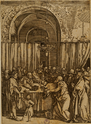 Raimondi Marcantonio - Rifiuto dell'offerta di San Gioacchino (dalla serie: Vita della Vergine)